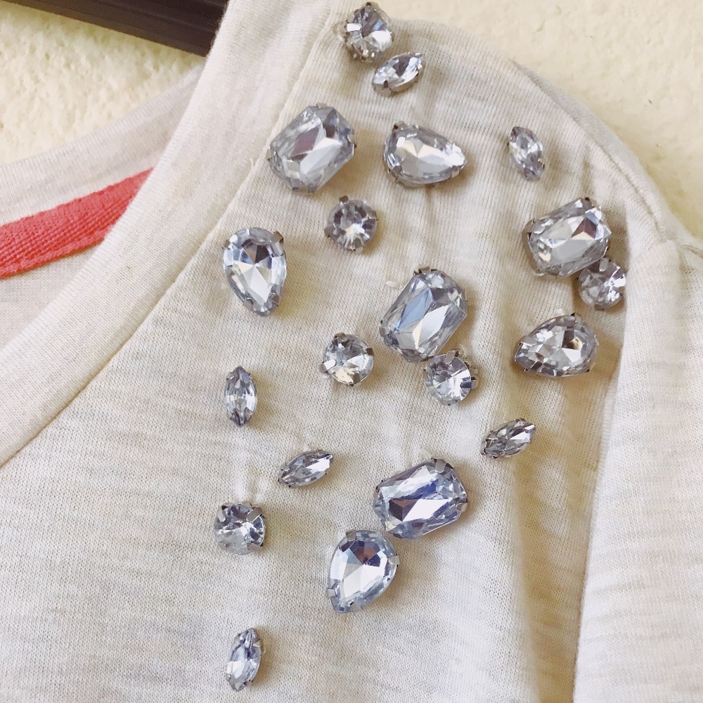 Embellished Flowy Tee